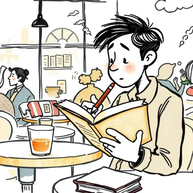 Desen: Filozoful de cafenea