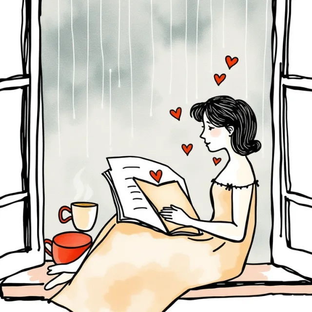 Desen: Visătorul romantic