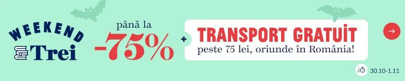 Weekendul Trei la Libris: reduceri de până la 75% la cărți și transport gratuit