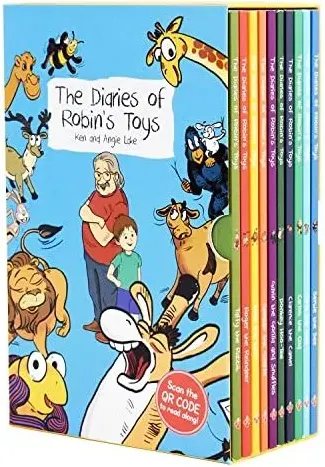 Coperta cărții The Diaries Of Robins Toys The Complete Collection 10 Book Set