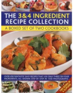 Coperta cărții 3 & 4 Ingredient Recipe Collection