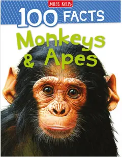 Coperta cărții 100 Facts Monkeys and Apes