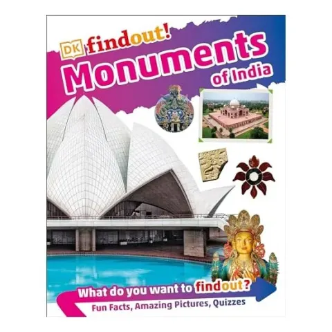 Coperta cărții DKfindout! Monuments of India, DK Publishing