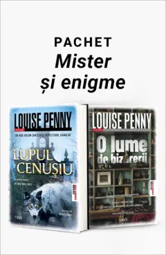 Coperta cărții Pachet Mister și enigme. Lupul cenușiu/O lume de bizarerii - Louise Penny
