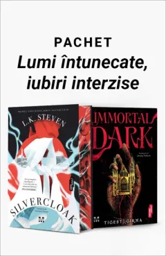 Coperta cărții Pachet Lumi întunecate, iubiri interzise. Silvercloak/Immortal Dark - L.K.Steven