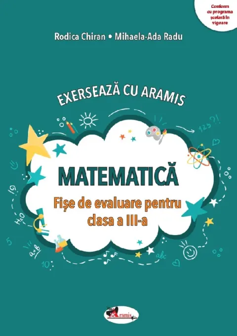 Coperta cărții Exerseaza cu Aramis. Matematica. Fise de evaluare - Clasa a III-a