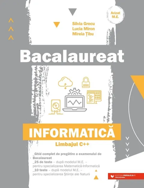 Coperta cărții Bacalaureat. Informatica. Limbajul C++