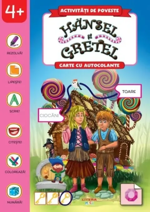 Coperta cărții Activitati de poveste. Hansel si Gretel