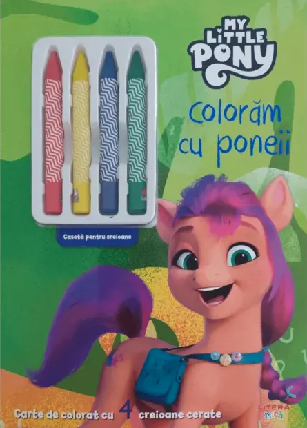 Coperta cărții Coloram cu poneii