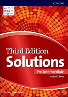 Coperta cărții Solutions 3E Pre-Intermediate Student's Book and Online Practice Pack