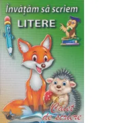 Coperta cărții Invatam sa scriem litere. Caiet de scriere