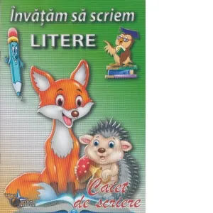 Coperta cărții Invatam sa scriem litere. Caiet de scriere