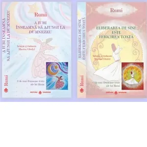 Coperta cărții Pachet 2 carti - Rumi - Cele mai frumoase texte - Selectie si traducere Marius Ghidel