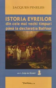 Coperta cărții Istoria evreilor din cele mai vechi timpuri p&ână la declaratia Balfour
