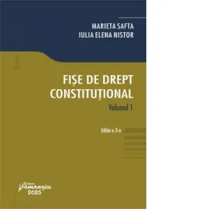 Coperta cărții Fise de drept constitutional. Volumul I. Editia a 3-a
