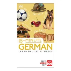 Coperta cărții 15 minute German: learn in just 12 weeks
