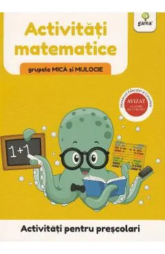 Coperta cărții Activitati matematice. Grupa mica si mijlocie |