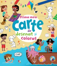 Coperta cărții Prima mea carte de desenat și colorat