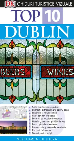 Coperta cărții Top 10. Dublin. Ghiduri turistice vizuale