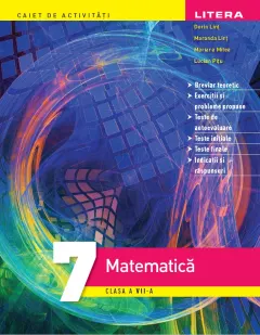 Coperta cărții Matematica. Caiet de activitati. Clasa a VII-a
