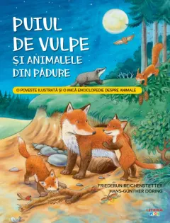 Coperta cărții Puiul de vulpe si animalele din padure
