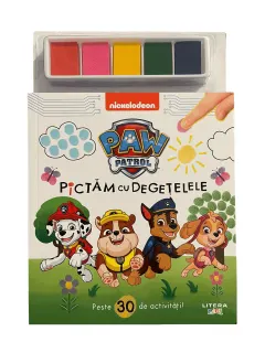 Coperta cărții Patrula Catelusilor. Pictam cu degetelele