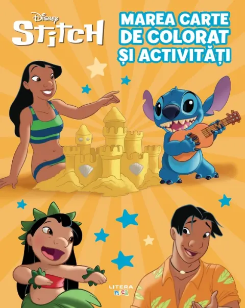 Coperta cărții Disney. Stitch. Marea carte de colorat si activitati