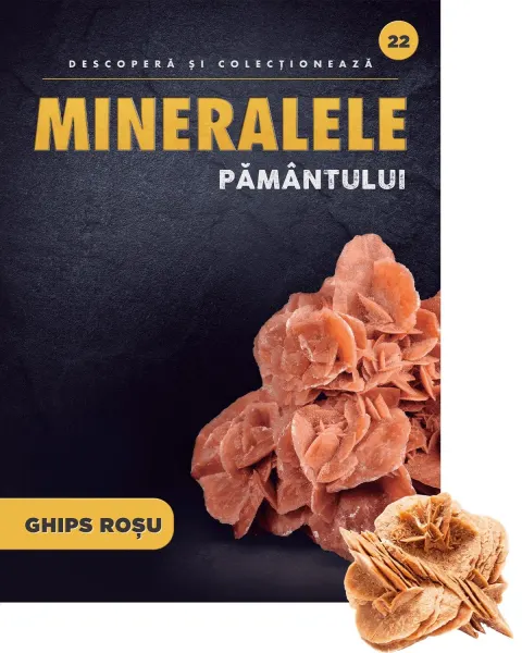 Coperta cărții Ghips (trandafir de desert). Volumul 22. Mineralele Pamantului
