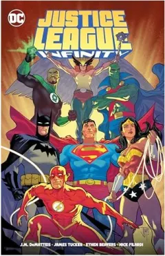 Coperta cărții Justice League Infinity