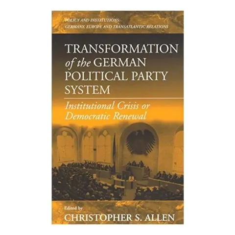 Coperta cărții Transformation of the German Political Party System