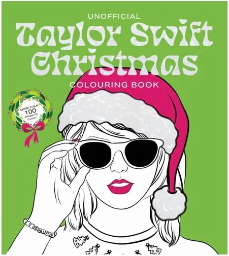 Coperta cărții Unofficial Taylor Swift Christmas Coloring Book