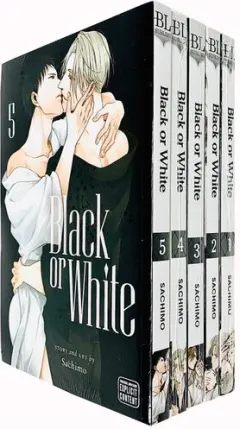 Coperta cărții Black or White Volume 1-5 Collection 5 Books Set By Sachimo