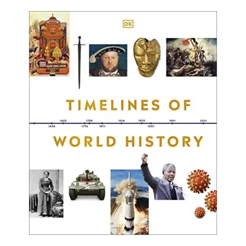 Coperta cărții Timelines of World History, DK Publishing