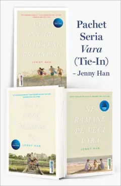 Coperta cărții Pachet Seria „Vara” (Tie-In) – Jenny Han. Vara în care am devenit frumoasă/Nu e vară în lipsa ta/Ne rămâne pe veci vara - Jenny Han