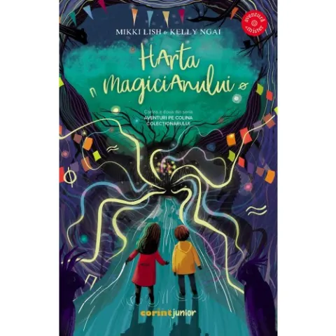 Coperta cărții Harta magicianului (seria Aventuri pe colina colecționarului, vol. 2)