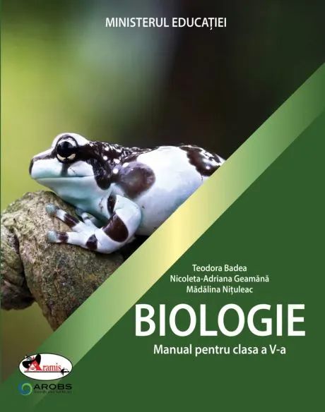 Coperta cărții Biologie. Manual pentru clasa a V-a