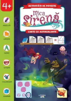 Coperta cărții Activitati de poveste. Mica sirena