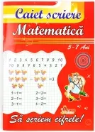 Coperta cărții Sa scriem cifrele! Caiet de scriere pentru matematica 5-7 ani