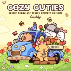 Coperta cărții Cozy Cuties. Desene dragalase pentru momente linistite