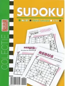 Coperta cărții Sudoku Colectie, Nr.51/2024