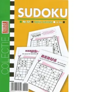 Coperta cărții Sudoku Colectie, Nr.51/2024