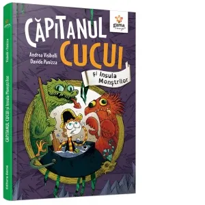 Coperta cărții Capitanul Cucui si insula monstrilor