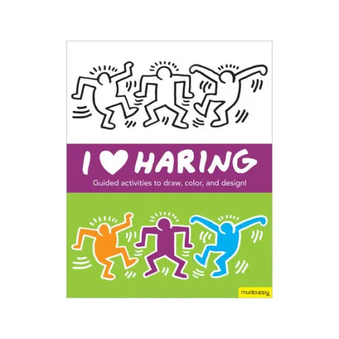 Coperta cărții I Heart Haring Activity Book