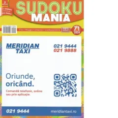Coperta cărții Sudoku mania. Numarul 71/2024