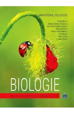 Coperta cărții Biologie - Clasa 5 - Manual - Traian Saitan, Adriana Simona Popescu, Marinela Roxana Rosescu, Daniela Petrov, Florica Alexandrescu