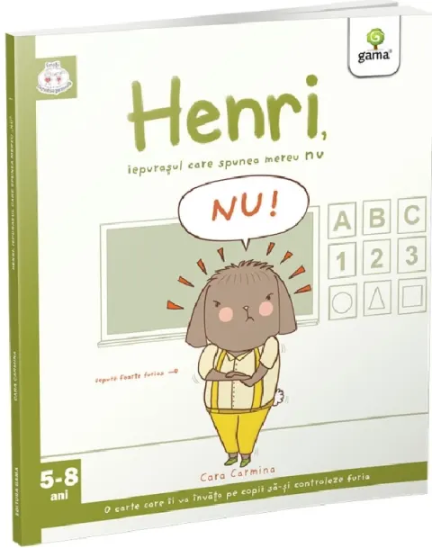 Coperta cărții Henri, iepurasul care spunea mereu nu