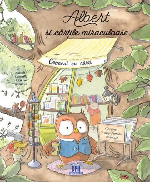 Coperta cărții Albert și cărțile miraculoase