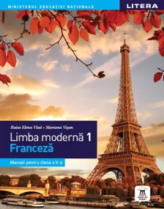 Coperta cărții Limba modernă 1 - Limba franceză. Manual. Clasa a V-a