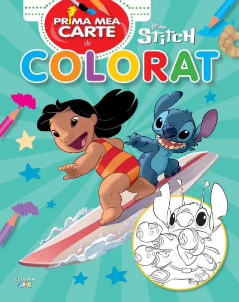 Coperta cărții Disney. Stitch. Prima mea carte de colorat