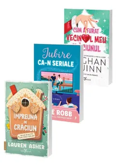 Coperta cărții Pachet Impreuna de Craciun + Cum a furat vecinul meu Craciunul + Iubire ca-n seriale. Set 3 carti
